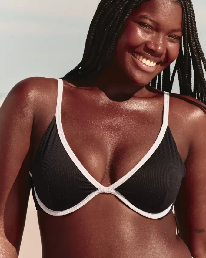 Ribbed Plunge Underwire Bikini Top,Ribbed Plunge Underwire Bikini Top Ribbed Plunge Underwire Bikini Top,Ribbed Plunge Underwire Bikini Top