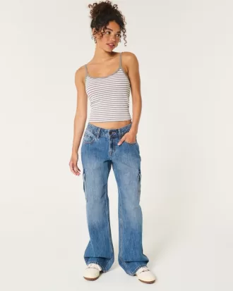 Ribbed Scoop Cami,Ribbed Scoop Cami