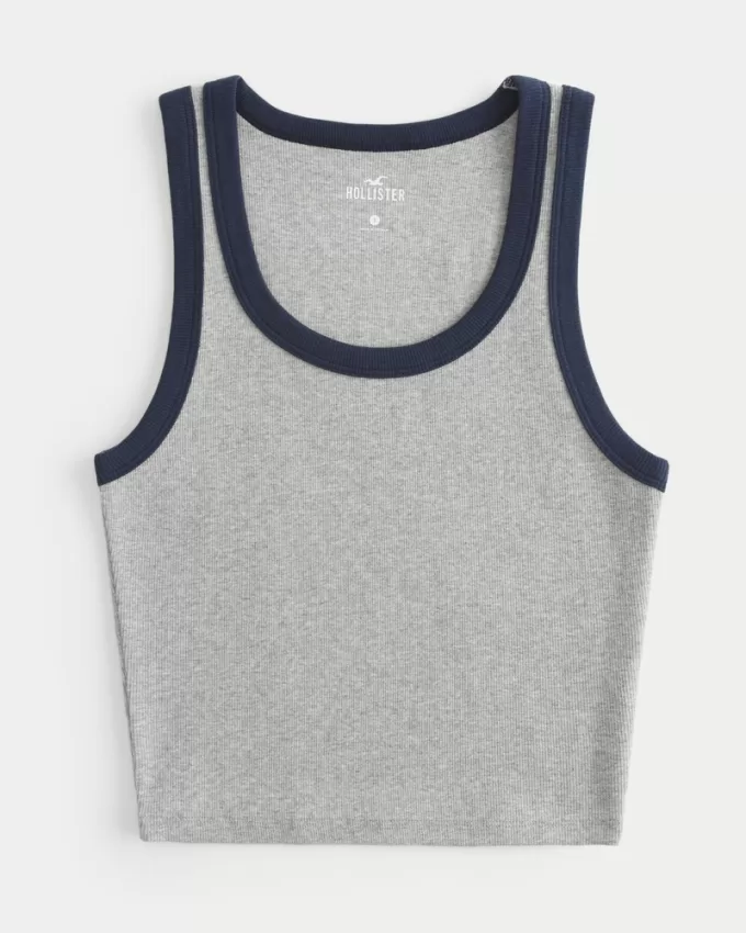 Ribbed Scoop Tank,Ribbed Scoop Tank Ribbed Scoop Tank,Ribbed Scoop Tank