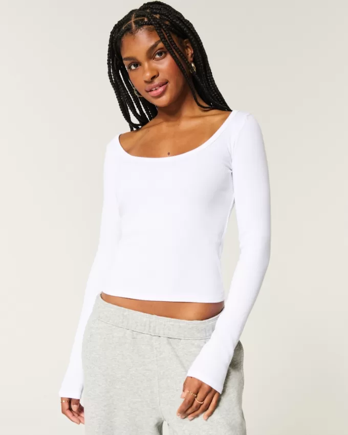 Ribbed Scoop Top,Ribbed Scoop Top Ribbed Scoop Top,Ribbed Scoop Top