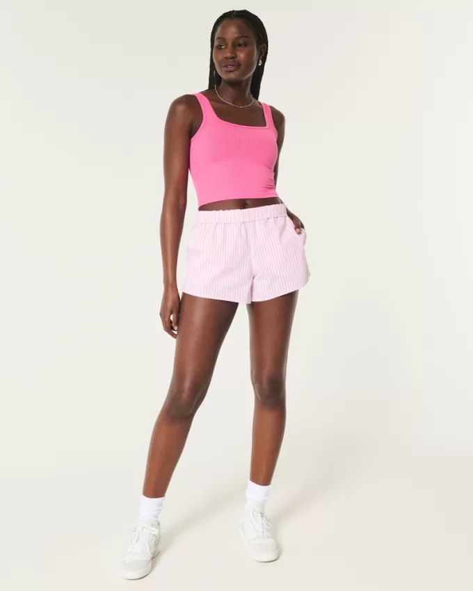 Ribbed Seamless Fabric Tank,Ribbed Seamless Fabric Tank