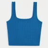 Ribbed Seamless Fabric Tank,Ribbed Seamless Fabric Tank