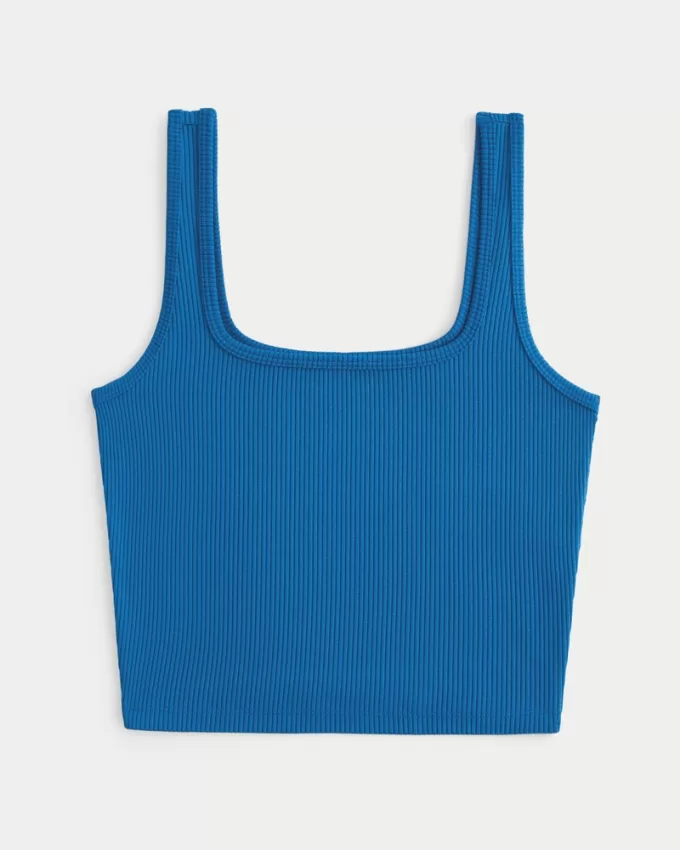 Ribbed Seamless Fabric Tank,Ribbed Seamless Fabric Tank