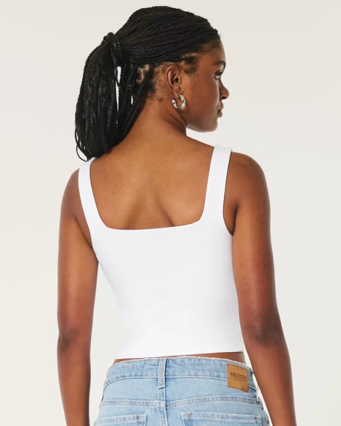 Seamless Fabric Square-Neck Tank,Seamless Fabric Square-Neck Tank Seamless Fabric Square-Neck Tank,Seamless Fabric Square-Neck Tank