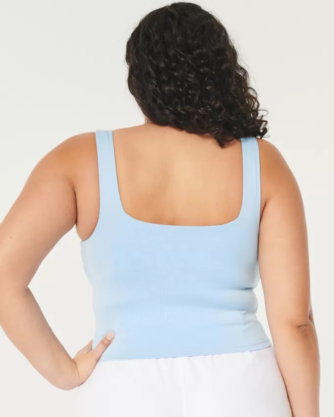 Seamless Fabric Square-Neck Tank,Seamless Fabric Square-Neck Tank Seamless Fabric Square-Neck Tank,Seamless Fabric Square-Neck Tank