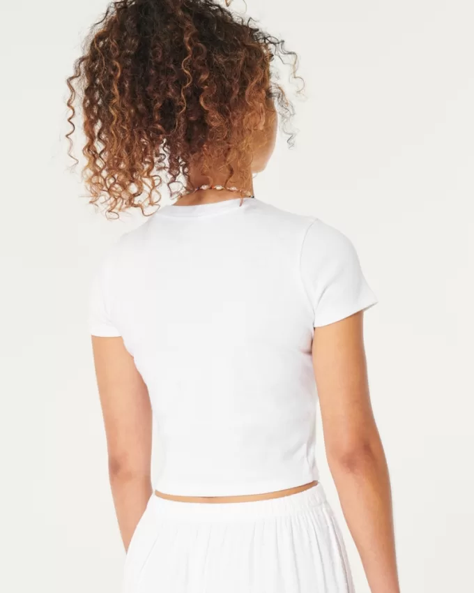 Short-Sleeve Crew Baby Tee,Short-Sleeve Crew Baby Tee Short-Sleeve Crew Baby Tee,Short-Sleeve Crew Baby Tee