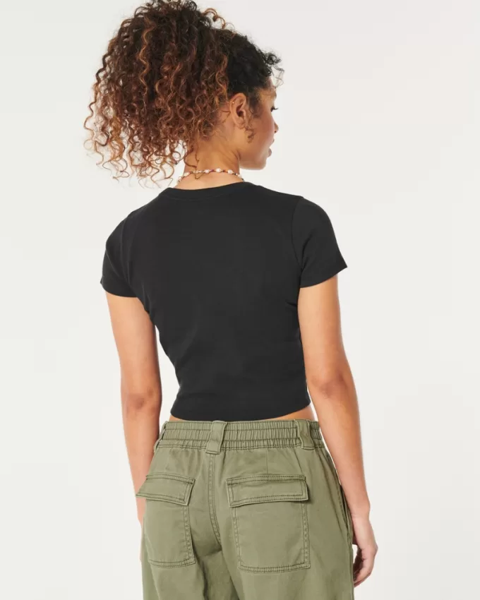 Short-Sleeve Crew Baby Tee,Short-Sleeve Crew Baby Tee Short-Sleeve Crew Baby Tee,Short-Sleeve Crew Baby Tee