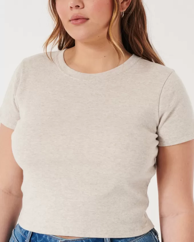 Short-Sleeve Crew Baby Tee,Short-Sleeve Crew Baby Tee Short-Sleeve Crew Baby Tee,Short-Sleeve Crew Baby Tee