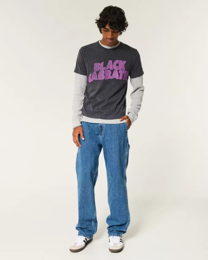 Shrunken Black Sabbath Graphic Tee,Shrunken Black Sabbath Graphic Tee Shrunken Black Sabbath Graphic Tee,Shrunken Black Sabbath Graphic Tee