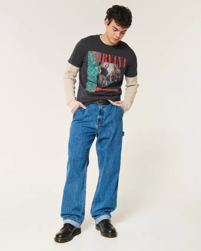 Shrunken Nirvana Nevermind Graphic Tee,Shrunken Nirvana Nevermind Graphic Tee Shrunken Nirvana Nevermind Graphic Tee,Shrunken Nirvana Nevermind Graphic Tee