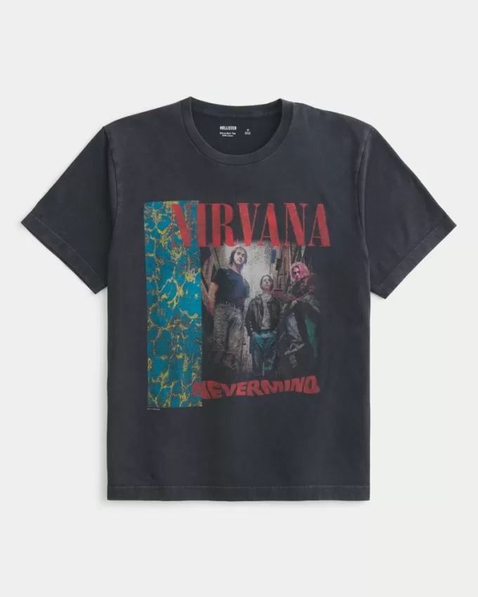 Shrunken Nirvana Nevermind Graphic Tee,Shrunken Nirvana Nevermind Graphic Tee Shrunken Nirvana Nevermind Graphic Tee,Shrunken Nirvana Nevermind Graphic Tee