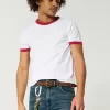Shrunken Ringer Tee,Shrunken Ringer Tee Shrunken Ringer Tee,Shrunken Ringer Tee