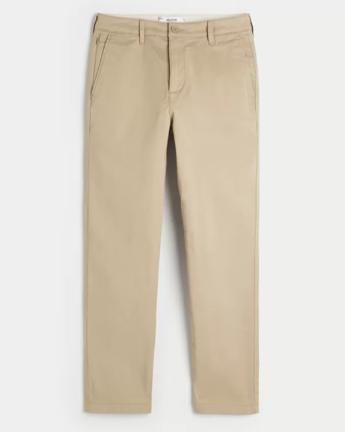 Slim Straight Chino Pants,Slim Straight Chino Pants