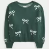 Slouchy Bow Graphic Sweater,Slouchy Bow Graphic Sweater Slouchy Bow Graphic Sweater,Slouchy Bow Graphic Sweater