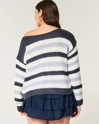 Slouchy Off-the-Shoulder Sweater,Slouchy Off-the-Shoulder Sweater