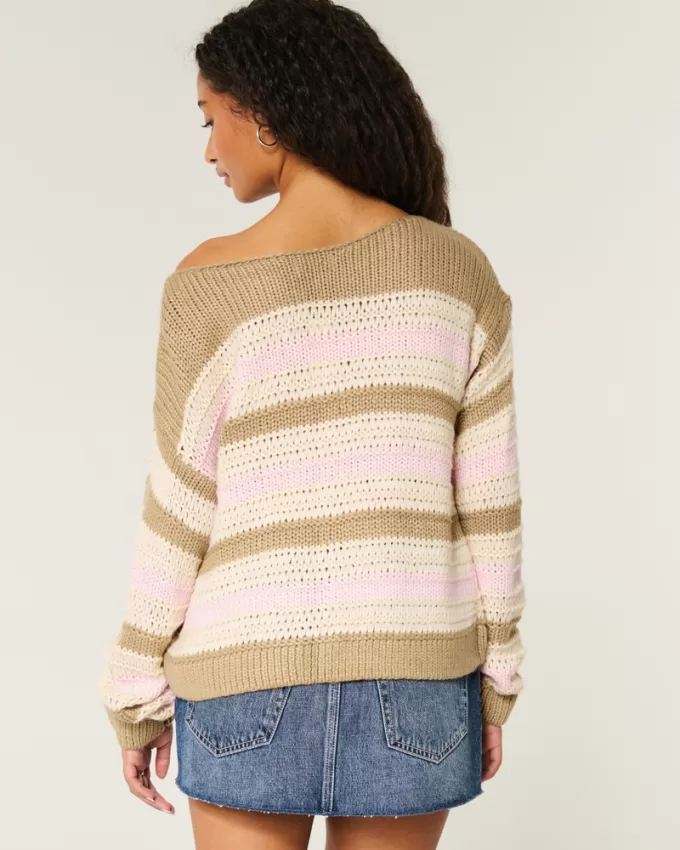 Slouchy Off-the-Shoulder Sweater,Slouchy Off-the-Shoulder Sweater Slouchy Off-the-Shoulder Sweater,Slouchy Off-the-Shoulder Sweater