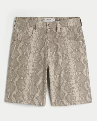 Snake Print Baggy Jean Shorts,Snake Print Baggy Jean Shorts Snake Print Baggy Jean Shorts,Snake Print Baggy Jean Shorts