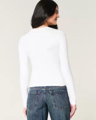 Soft Stretch Seamless Fabric Crew Top,Soft Stretch Seamless Fabric Crew Top Soft Stretch Seamless Fabric Crew Top,Soft Stretch Seamless Fabric Crew Top