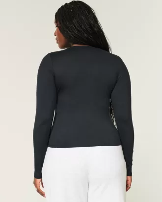 Soft Stretch Seamless Fabric Crew Top,Soft Stretch Seamless Fabric Crew Top Soft Stretch Seamless Fabric Crew Top,Soft Stretch Seamless Fabric Crew Top