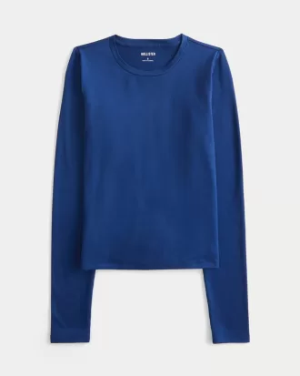 Soft Stretch Seamless Fabric Crew Top,Soft Stretch Seamless Fabric Crew Top Soft Stretch Seamless Fabric Crew Top,Soft Stretch Seamless Fabric Crew Top