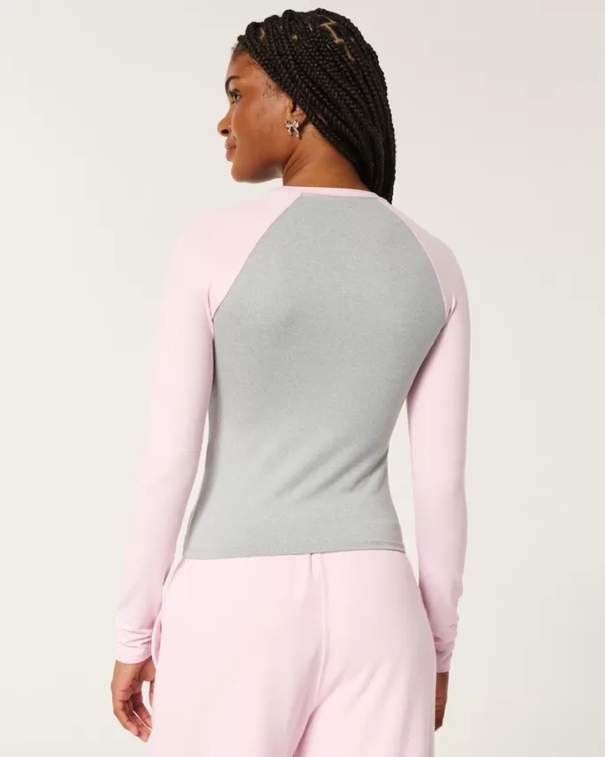 Soft Stretch Seamless Fabric Long-Sleeve Crew Top,Soft Stretch Seamless Fabric Long-Sleeve Crew Top Soft Stretch Seamless Fabric Long-Sleeve Crew Top,Soft Stretch Seamless Fabric Long-Sleeve Crew Top