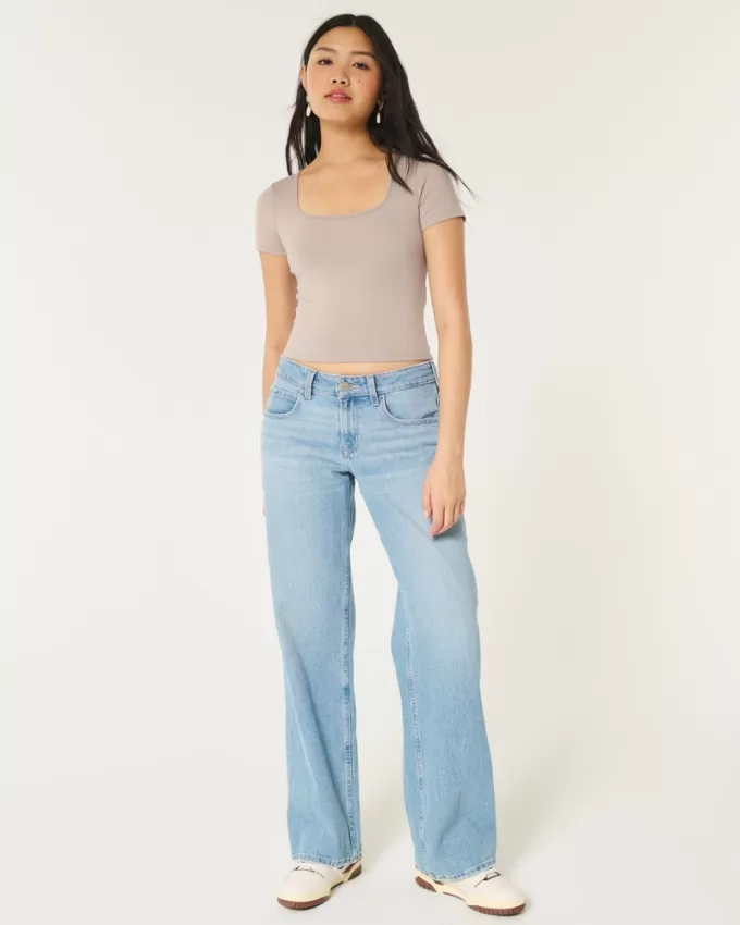 Soft Stretch Seamless Fabric Square Neck Baby Tee,Soft Stretch Seamless Fabric Square Neck Baby Tee Soft Stretch Seamless Fabric Square Neck Baby Tee,Soft Stretch Seamless Fabric Square Neck Baby Tee