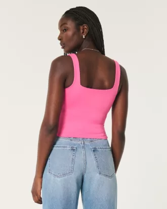 Soft Stretch Seamless Fabric Square-Neck Tank,Soft Stretch Seamless Fabric Square-Neck Tank Soft Stretch Seamless Fabric Square-Neck Tank,Soft Stretch Seamless Fabric Square-Neck Tank