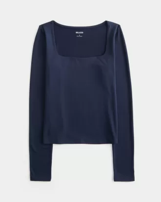 Soft Stretch Seamless Fabric Square-Neck Top,Soft Stretch Seamless Fabric Square-Neck Top Soft Stretch Seamless Fabric Square-Neck Top,Soft Stretch Seamless Fabric Square-Neck Top