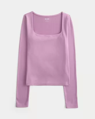 Soft Stretch Seamless Fabric Square-Neck Top,Soft Stretch Seamless Fabric Square-Neck Top Soft Stretch Seamless Fabric Square-Neck Top,Soft Stretch Seamless Fabric Square-Neck Top