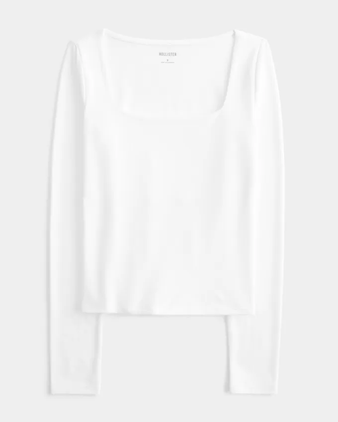 Soft Stretch Seamless Fabric Square-Neck Top,Soft Stretch Seamless Fabric Square-Neck Top Soft Stretch Seamless Fabric Square-Neck Top,Soft Stretch Seamless Fabric Square-Neck Top