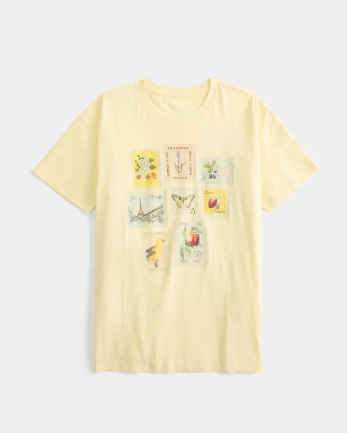 Stamp Graphic Tee,Stamp Graphic Tee Stamp Graphic Tee,Stamp Graphic Tee