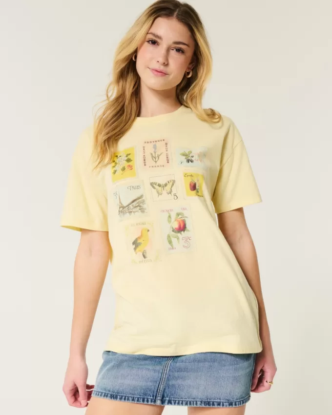 Stamp Graphic Tee,Stamp Graphic Tee Stamp Graphic Tee,Stamp Graphic Tee