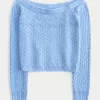 Stitchy Crochet-Style Off-the-Shoulder Sweater,Stitchy Crochet-Style Off-the-Shoulder Sweater Stitchy Crochet-Style Off-the-Shoulder Sweater,Stitchy Crochet-Style Off-the-Shoulder Sweater