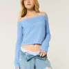 Stitchy Crochet-Style Off-the-Shoulder Sweater,Stitchy Crochet-Style Off-the-Shoulder Sweater Stitchy Crochet-Style Off-the-Shoulder Sweater,Stitchy Crochet-Style Off-the-Shoulder Sweater