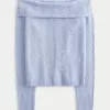 Stitchy Off-the-Shoulder Sweater,Stitchy Off-the-Shoulder Sweater Stitchy Off-the-Shoulder Sweater,Stitchy Off-the-Shoulder Sweater