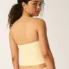 Strapless Embroidered Tankini,Strapless Embroidered Tankini