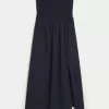 Strapless Linen-Blend Midi Dress,Strapless Linen-Blend Midi Dress Strapless Linen-Blend Midi Dress,Strapless Linen-Blend Midi Dress