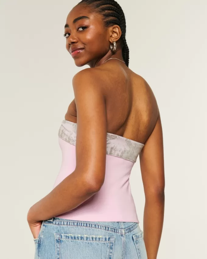 Strapless Reversible Foldover Tube Top,Strapless Reversible Foldover Tube Top Strapless Reversible Foldover Tube Top,Strapless Reversible Foldover Tube Top