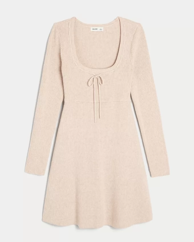 Sweater-Knit Skater Mini Dress,Sweater-Knit Skater Mini Dress Sweater-Knit Skater Mini Dress,Sweater-Knit Skater Mini Dress