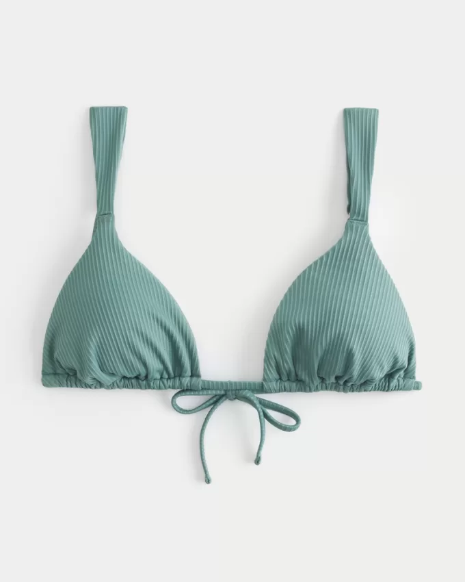 Tapered Ribbed Triangle Bikini Top,Tapered Ribbed Triangle Bikini Top Tapered Ribbed Triangle Bikini Top,Tapered Ribbed Triangle Bikini Top