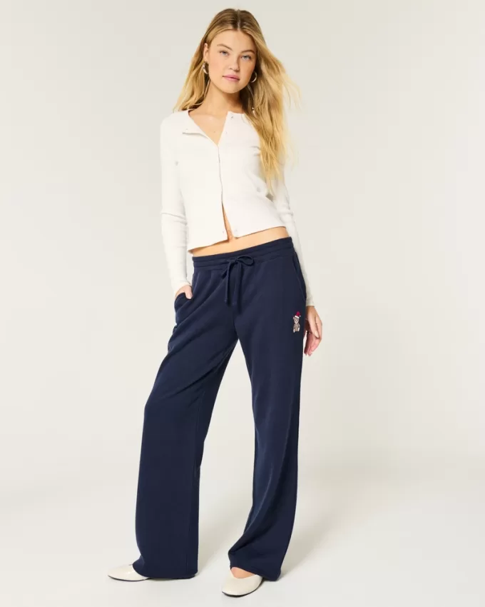 Teddy Bear Graphic Straight Sweatpants,Teddy Bear Graphic Straight Sweatpants Teddy Bear Graphic Straight Sweatpants,Teddy Bear Graphic Straight Sweatpants