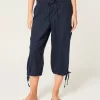 Tie-Hem Capri Pants,Tie-Hem Capri Pants Tie-Hem Capri Pants,Tie-Hem Capri Pants