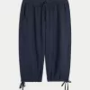 Tie-Hem Capri Pants,Tie-Hem Capri Pants Tie-Hem Capri Pants,Tie-Hem Capri Pants