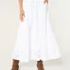 Tiered Eyelet Maxi Skirt,Tiered Eyelet Maxi Skirt Tiered Eyelet Maxi Skirt,Tiered Eyelet Maxi Skirt