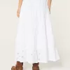 Tiered Eyelet Maxi Skirt,Tiered Eyelet Maxi Skirt Tiered Eyelet Maxi Skirt,Tiered Eyelet Maxi Skirt