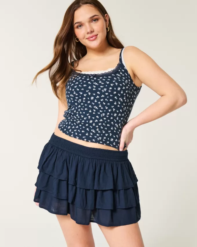 Tiered Mini Skort,Tiered Mini Skort Tiered Mini Skort,Tiered Mini Skort