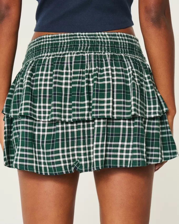 Tiered Mini Skort,Tiered Mini Skort