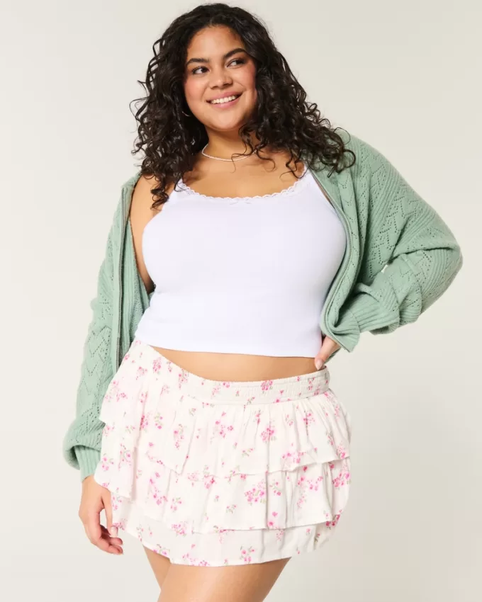 Tiered Mini Skort,Tiered Mini Skort Tiered Mini Skort,Tiered Mini Skort