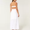 Twist Bust Eyelet Strapless Midi Dress,Twist Bust Eyelet Strapless Midi Dress Twist Bust Eyelet Strapless Midi Dress,Twist Bust Eyelet Strapless Midi Dress
