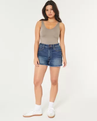 Ultra High-Rise Dark Wash Denim Mom Shorts,Ultra High-Rise Dark Wash Denim Mom Shorts Ultra High-Rise Dark Wash Denim Mom Shorts,Ultra High-Rise Dark Wash Denim Mom Shorts